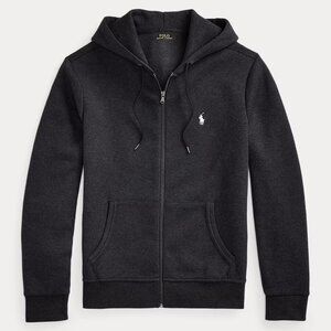 Ralph Lauren Double-Knit Full-Zip Hoodie Small